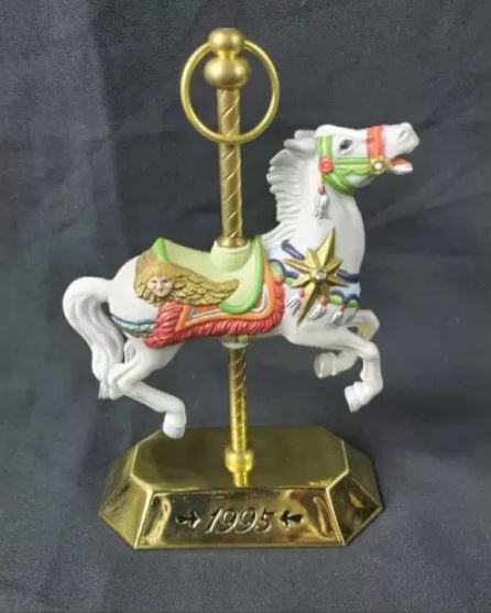 1995 Tobin Fraley Carousel Horse - 4th & Final  - White